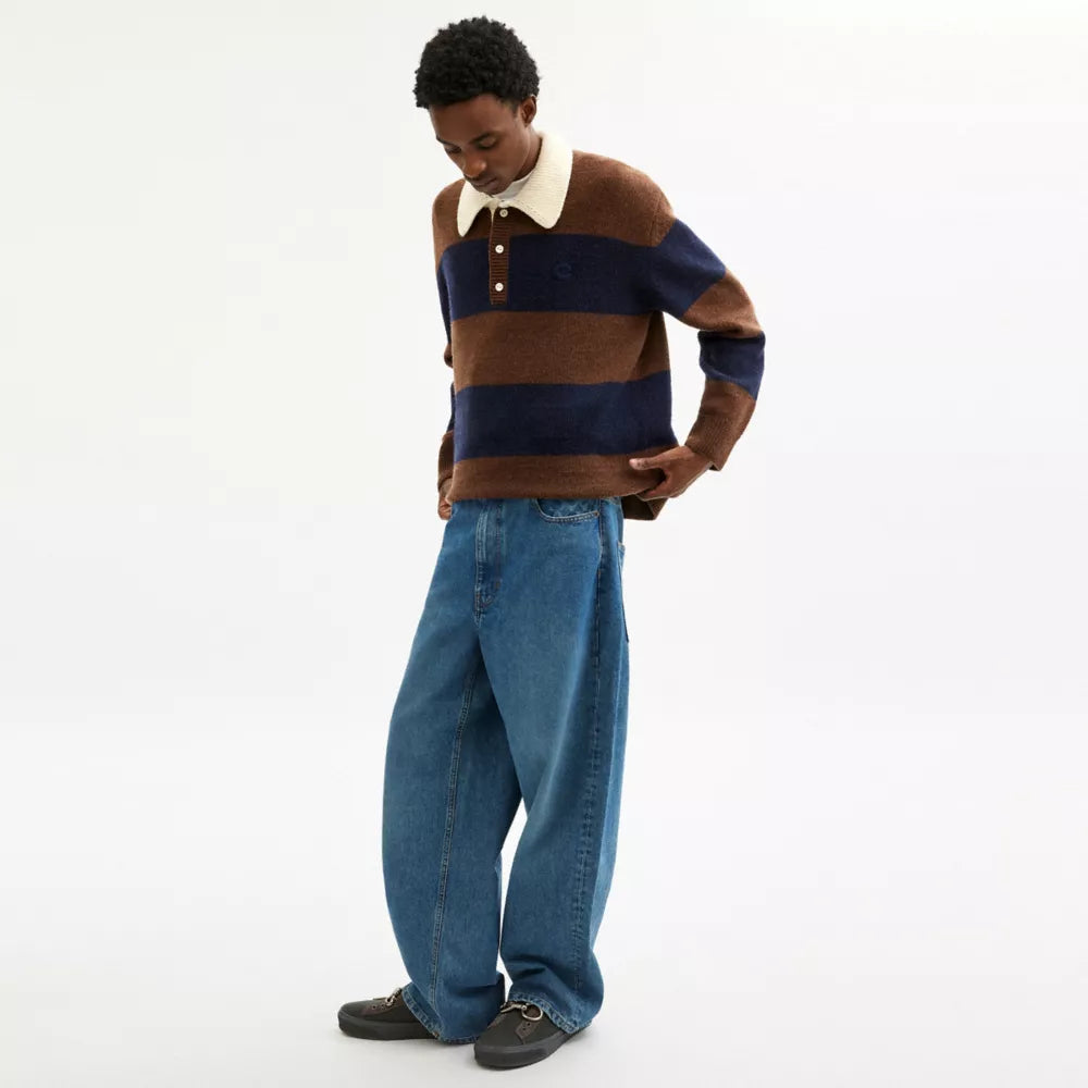 Baggy Denim Jeans - Cold Spring Medium Wash