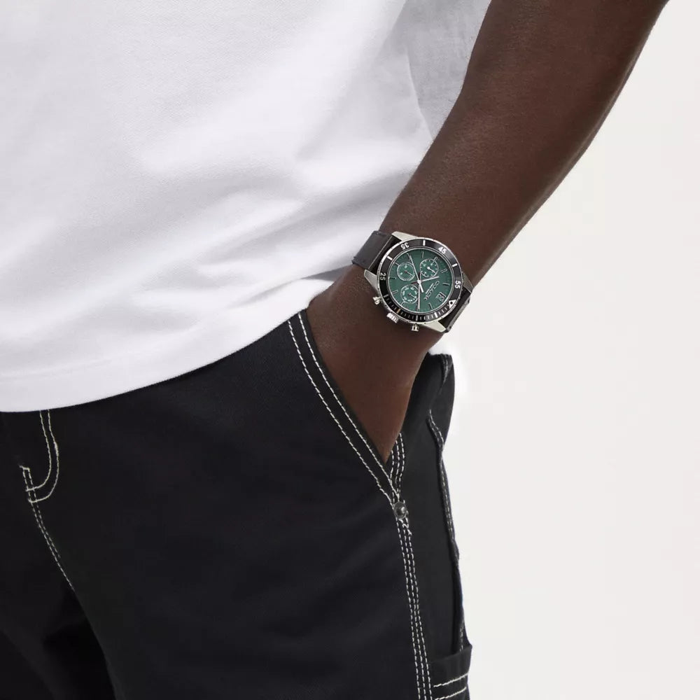 Cole Watch, 44MM - Black
