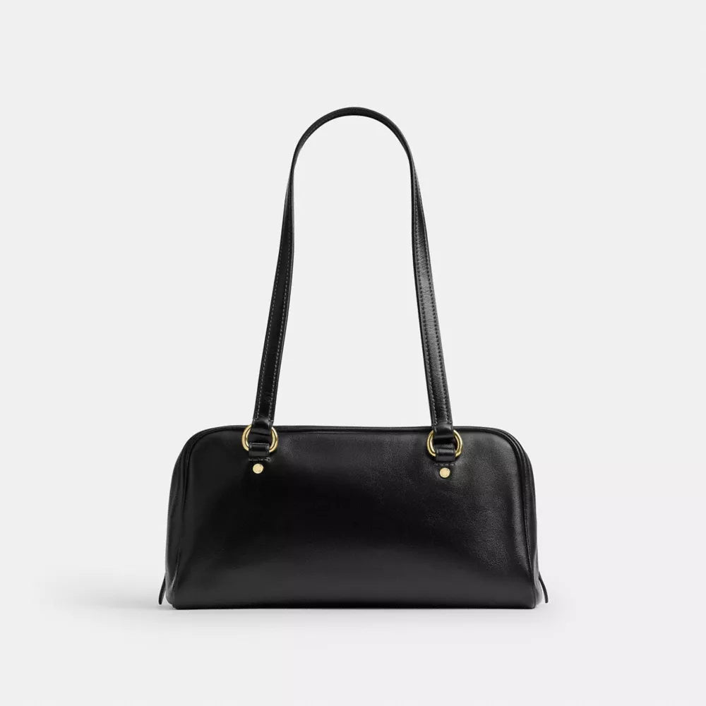 Sydney Shoulder Bag - Crinkle Leather/Gold/Black