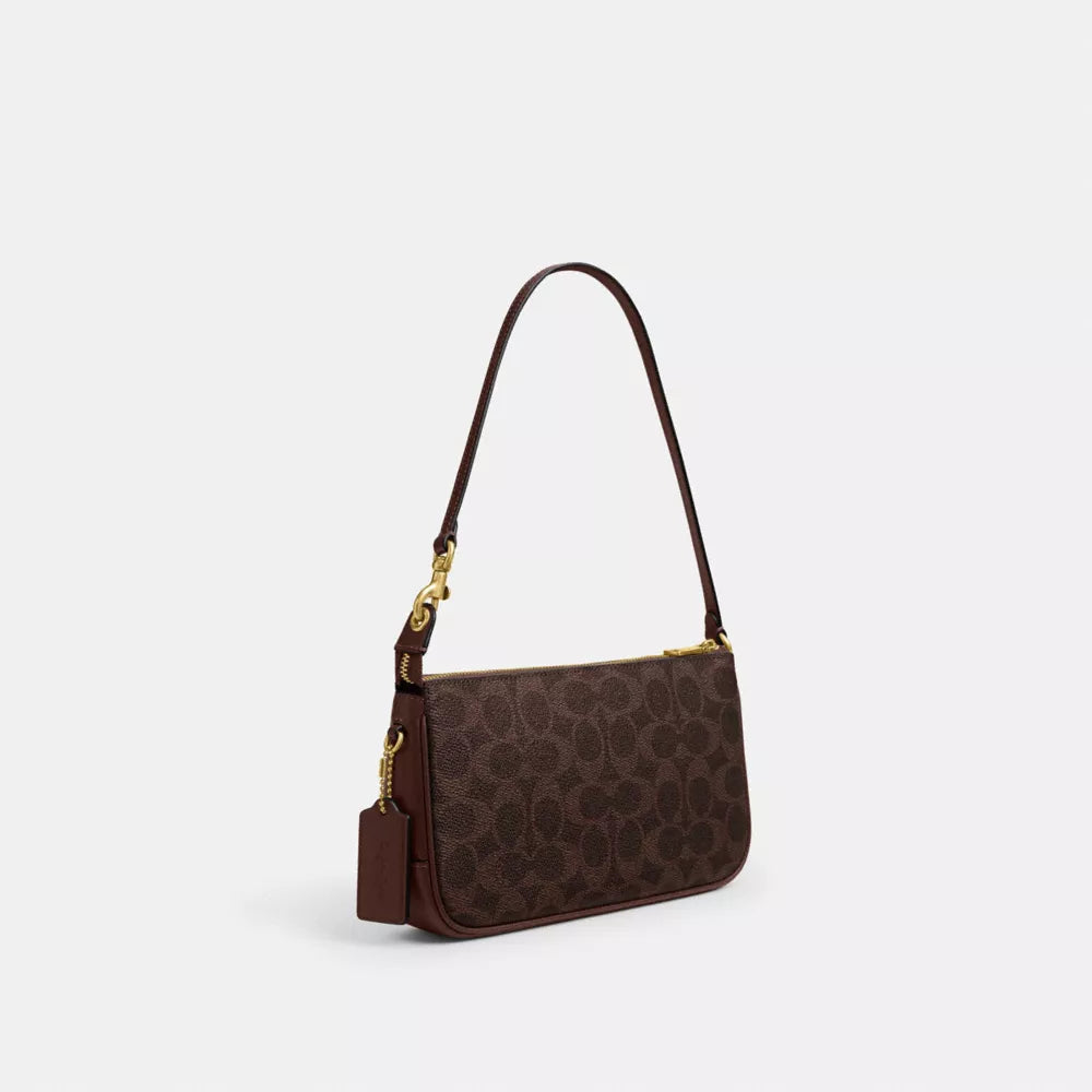 Plaza Bag In Signature Canvas - Coated Canvas/Brass/Maple