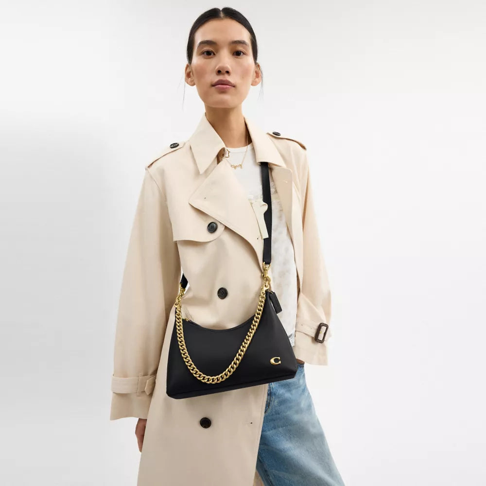 Juliet Shoulder Bag 25 - Brass/Black