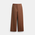 Tailored Pants - Orange/Pink Plaid