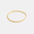 Essential Hinged Bangle - Gold