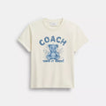 Teddy Shrunken T-Shirt - Cream