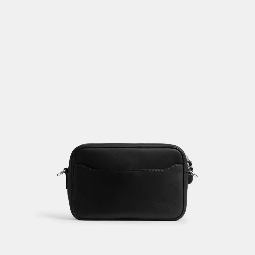 Radio Camera Bag - Natural Grain Leather/Black