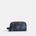 Small Travel Kit In Signature Camo Print - Silver/BLUE MULTI