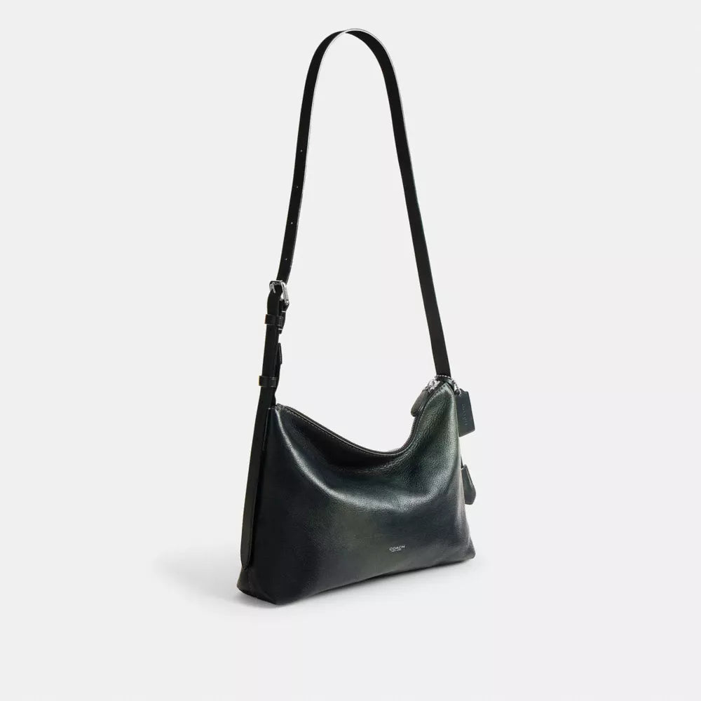 Mott Messenger Bag 33 - Pebbled Leather/Navy/Green