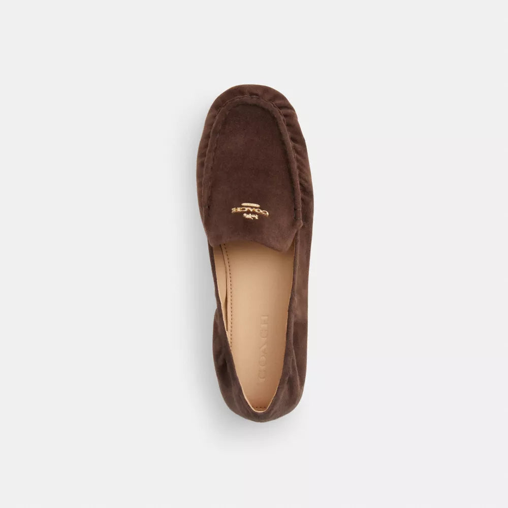 Phoebe Soft Loafer - Suede/Maple