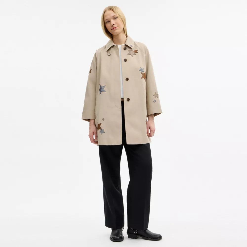 Appliquﾨﾦ Balmacaan - Light Khaki
