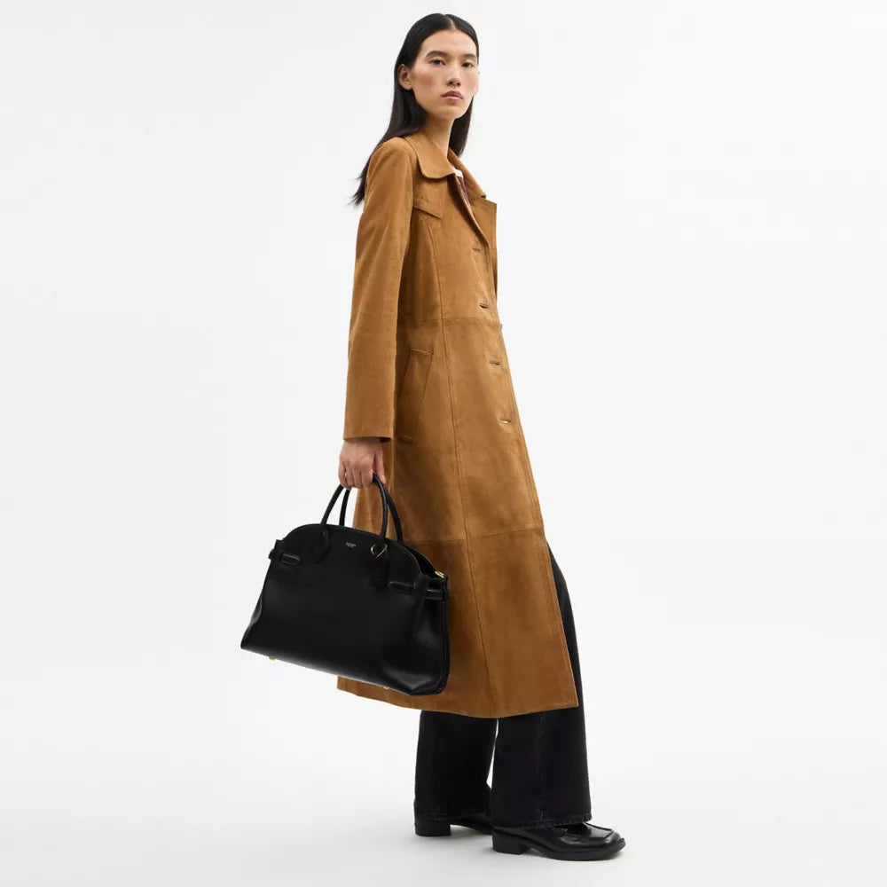 Soft Empire Carryall Bag 40 - Smooth Leather/Brass/Black