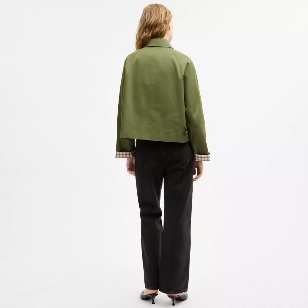 Swing Trench Coat - Vine