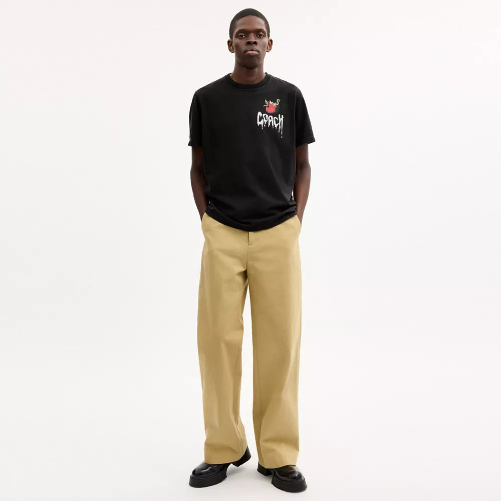 Apple Classic T-Shirt In Organic Cotton - Black
