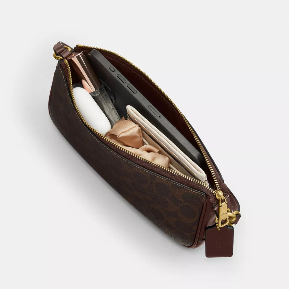 Plaza Bag In Signature Canvas - Coated Canvas/Brass/Maple