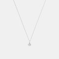 Signature Solitaire Pendant Necklace - Silver