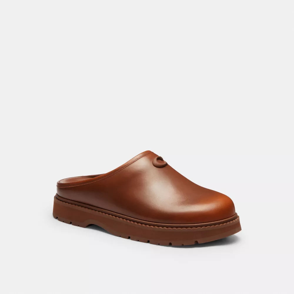 Sport Clog In Loved Leather - Loved Leather/Light Brown