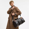 Explorer Duffle Bag 45 In Signature Canvas With Patches - Signature Canvas/Sv/Walnut/Black
