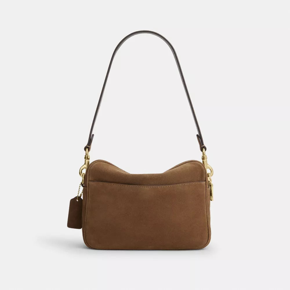 Carey Crossbody Bag - Suede/Im/Cedar