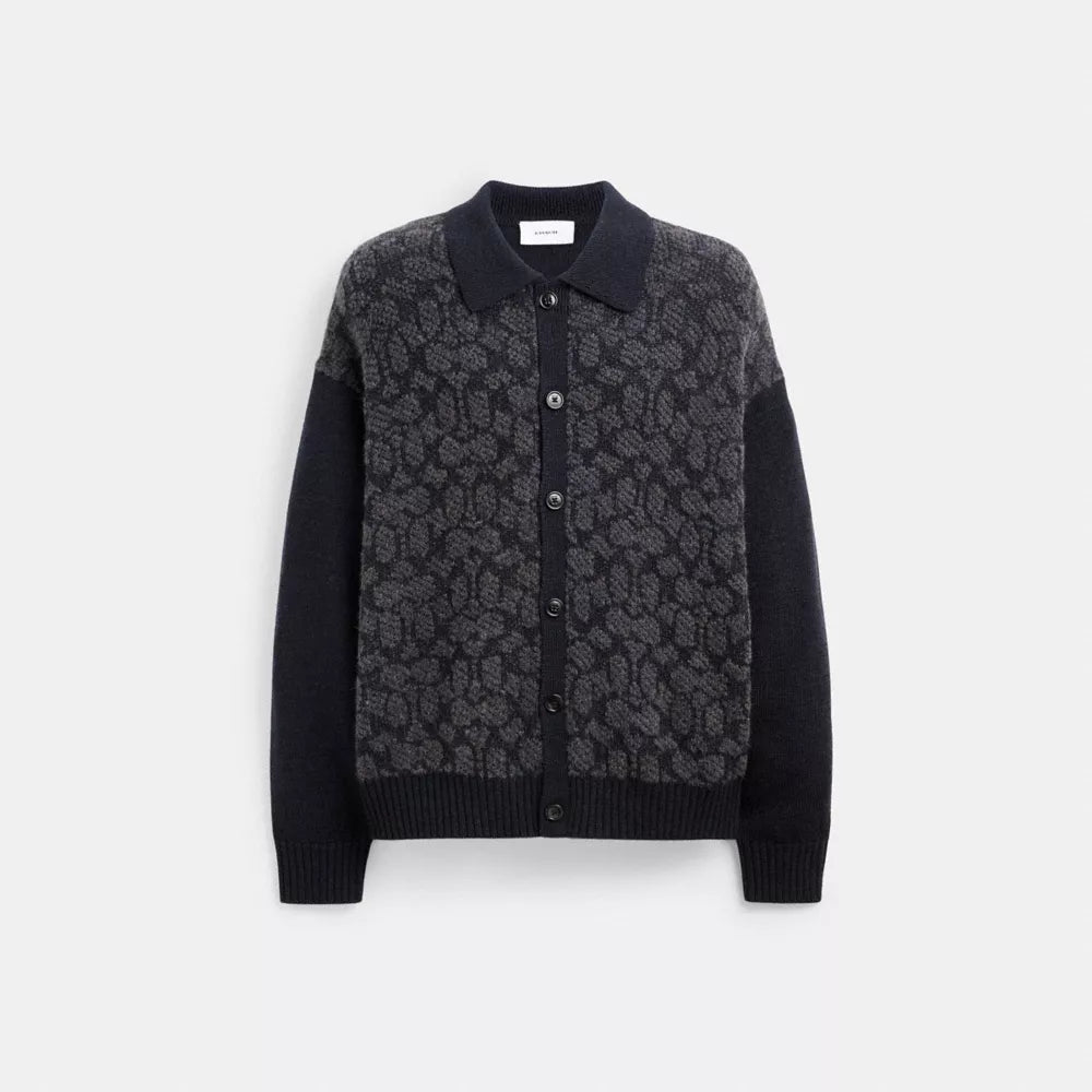 Signature Cardigan - Midnight Navy