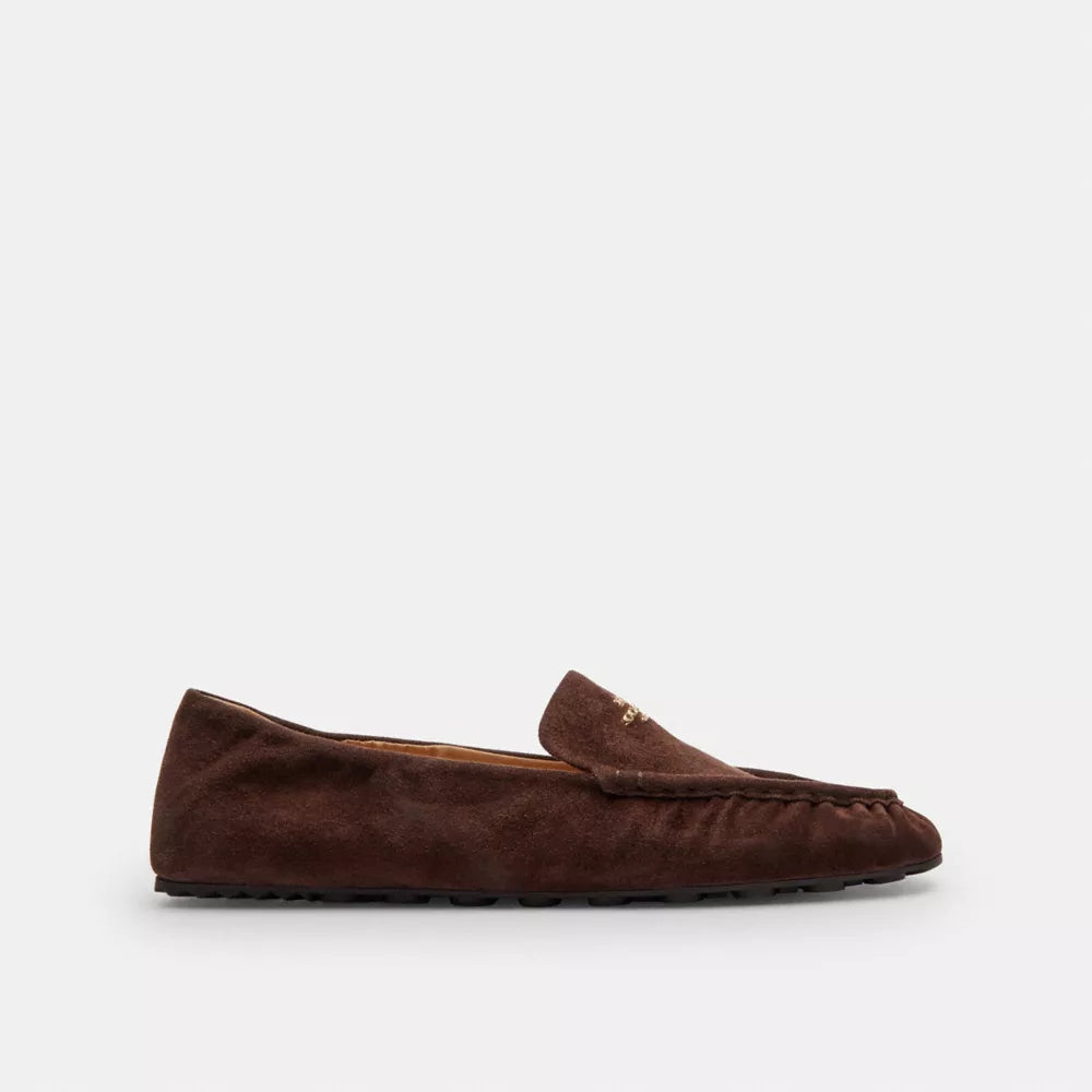 Phoebe Soft Loafer - Suede/Maple
