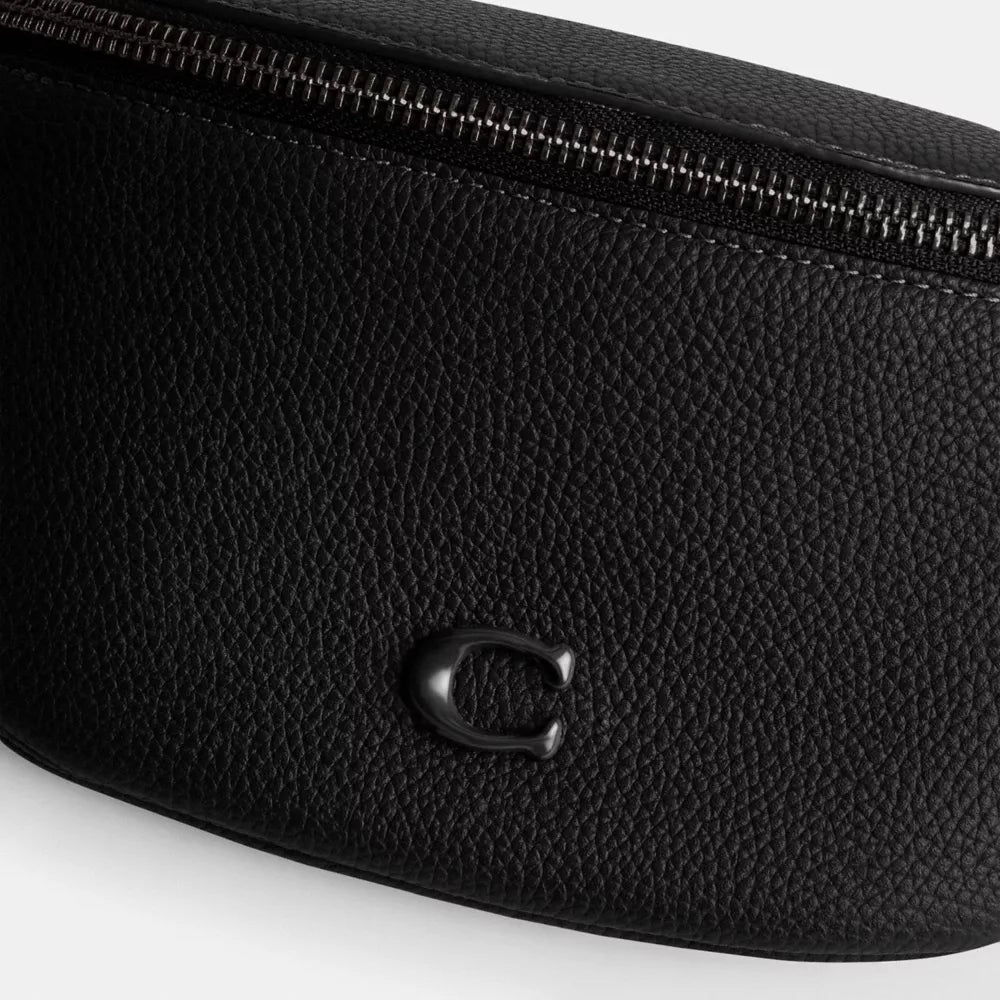 Charter Belt Bag 7 - Polished Pebble Leather/Black
