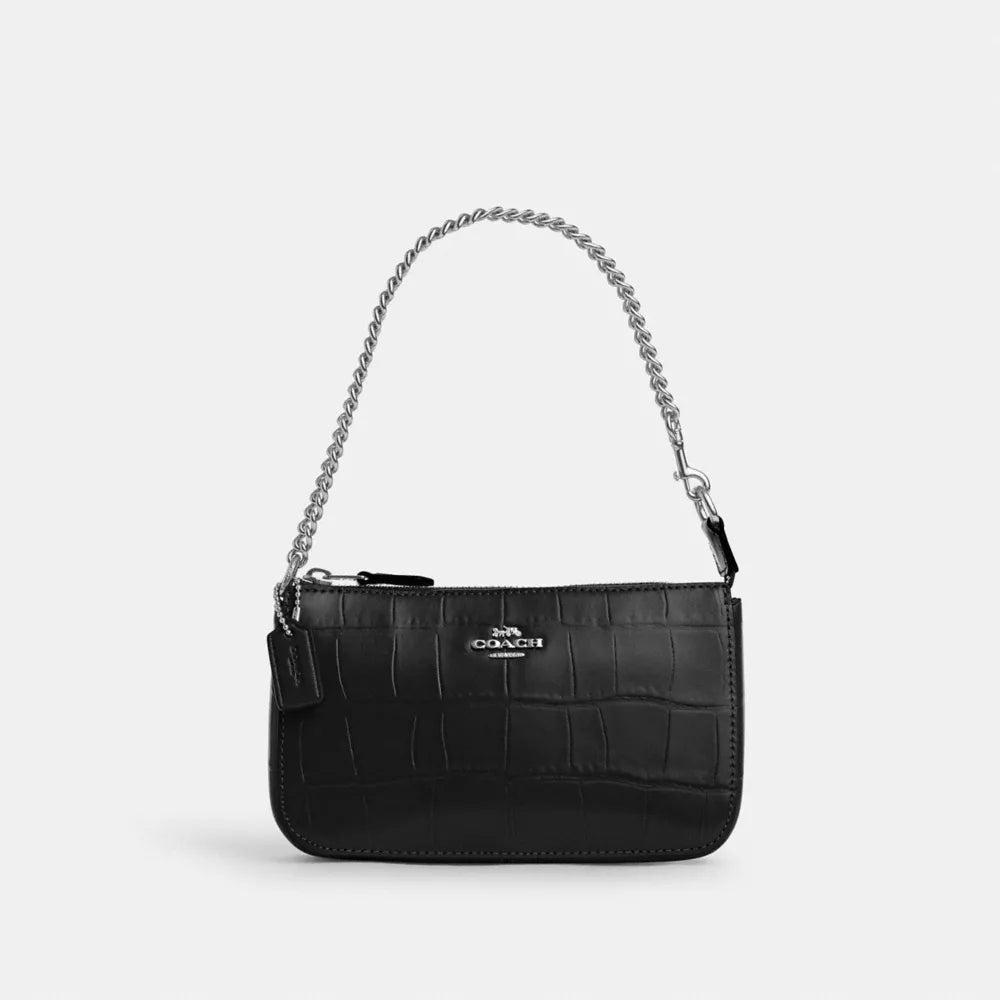 Nolita 19 - Embossed Crocodile/Silver/Black