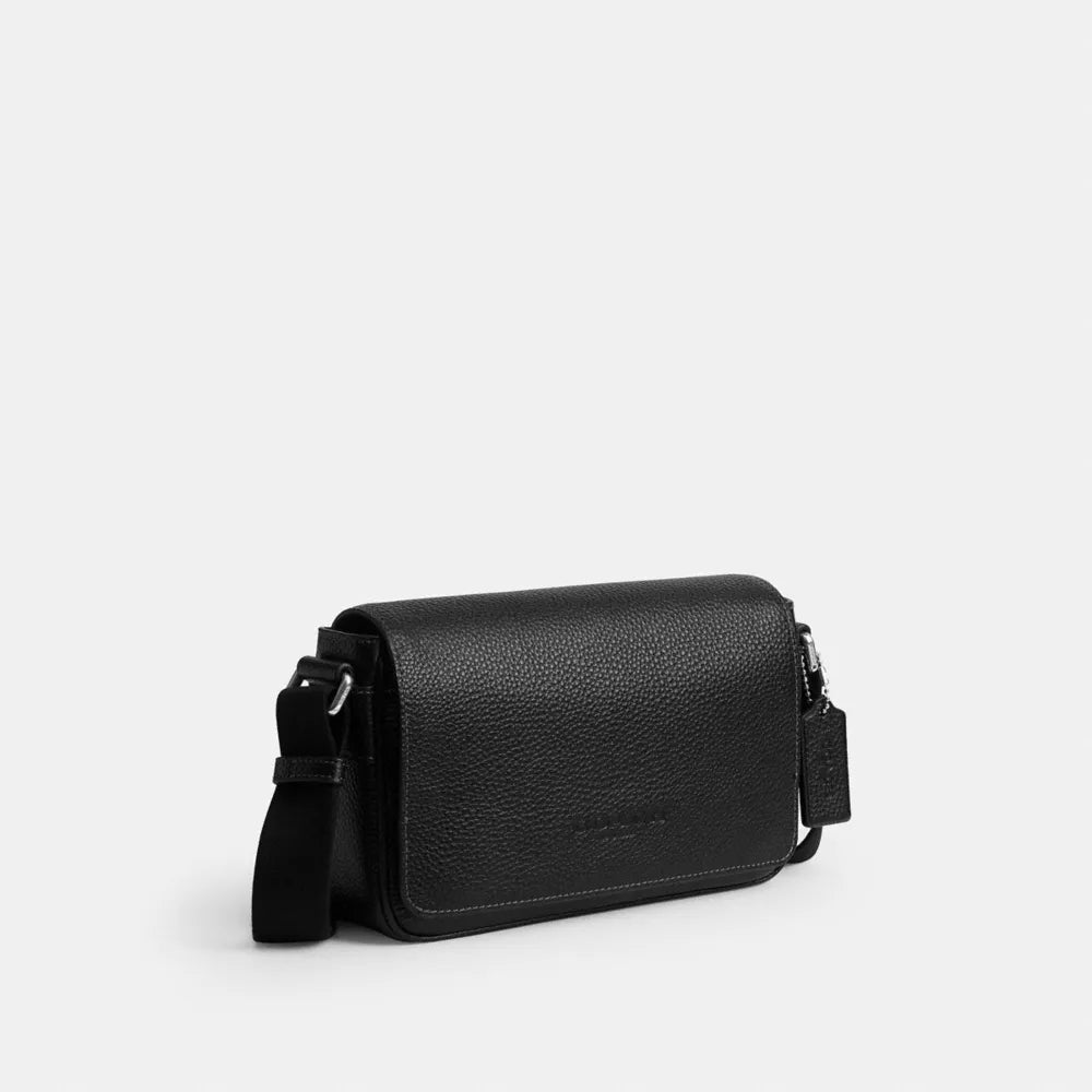 Jack Small Flap Crossbody Bag - Silver/BLACK
