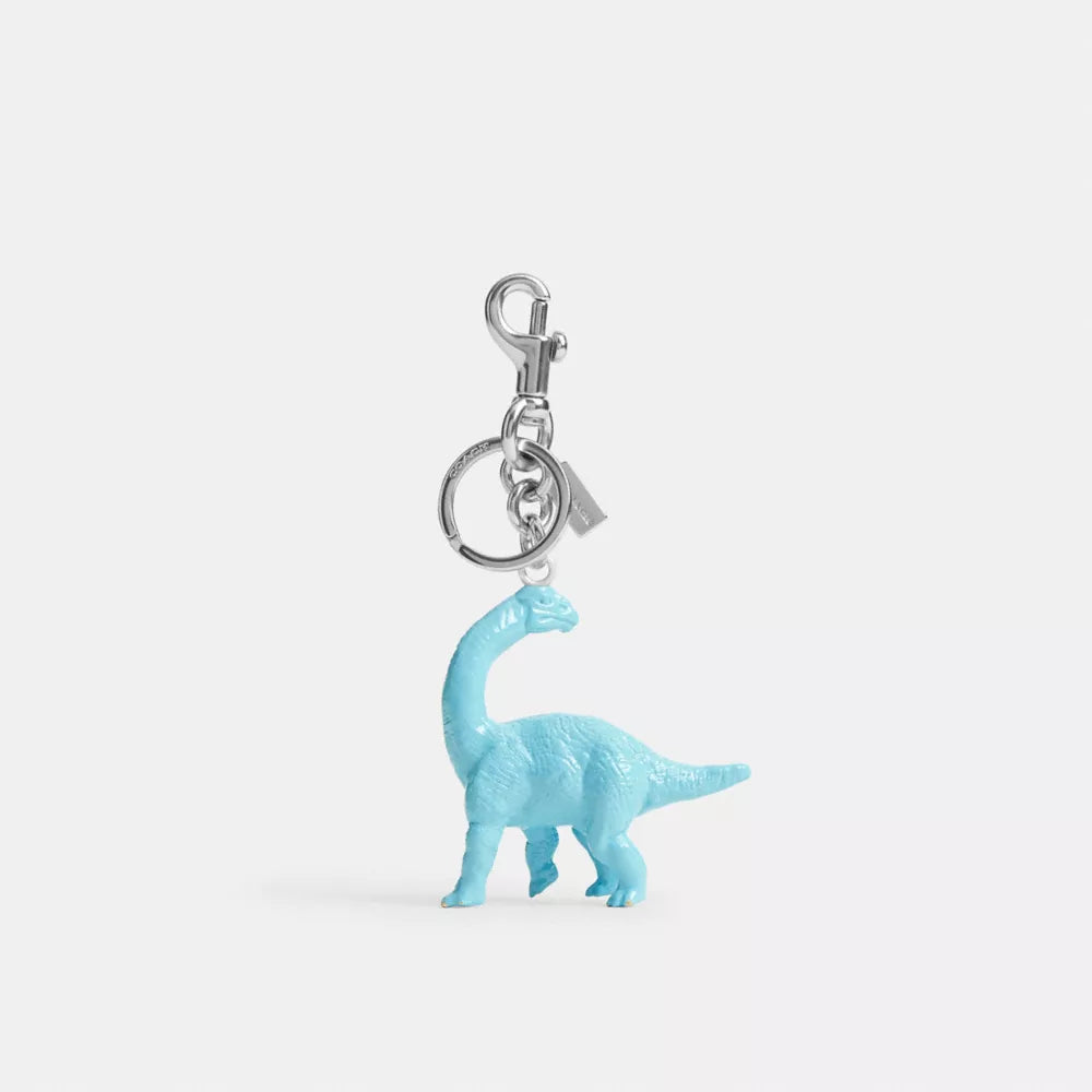 Dinosaur Bag Charm - Silver