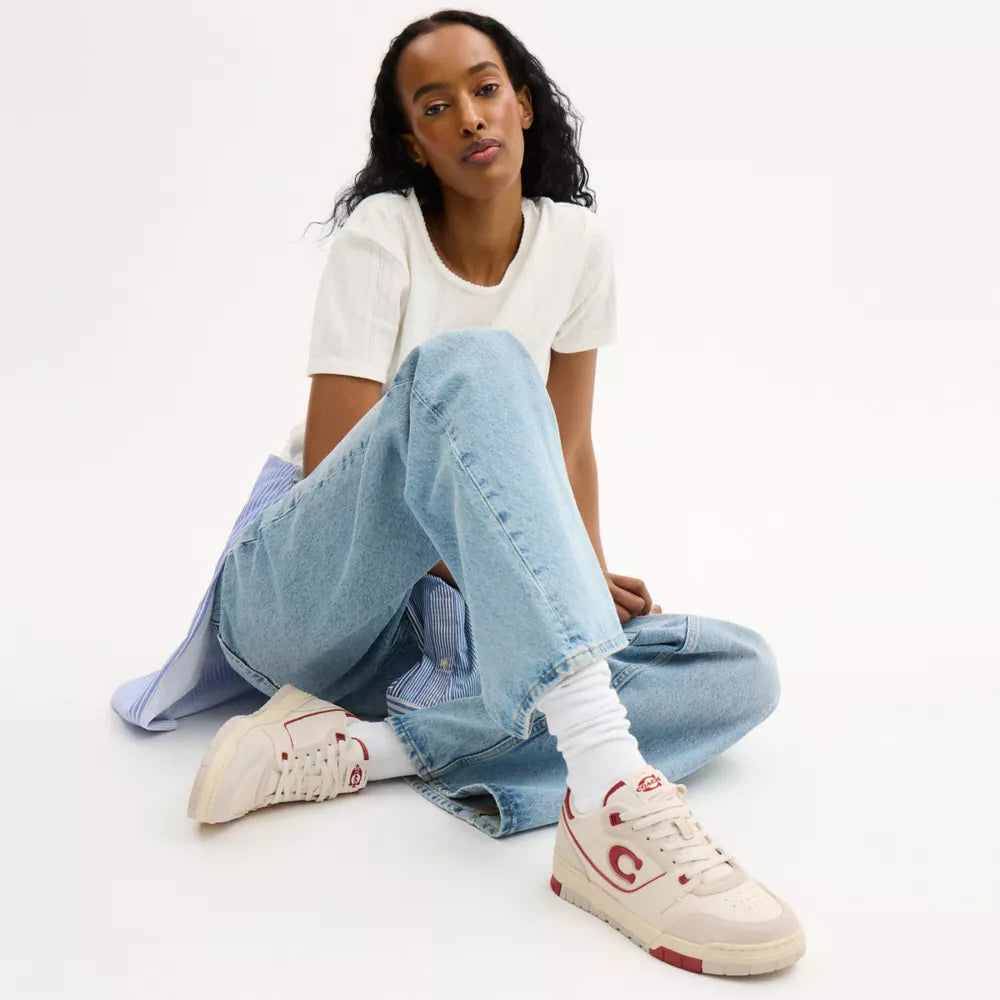 Soho Sneaker - Chalk/Poppy