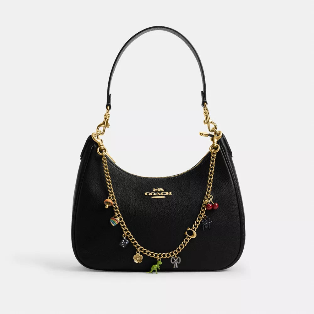 Chain Strap With Charms - Brass/Multi