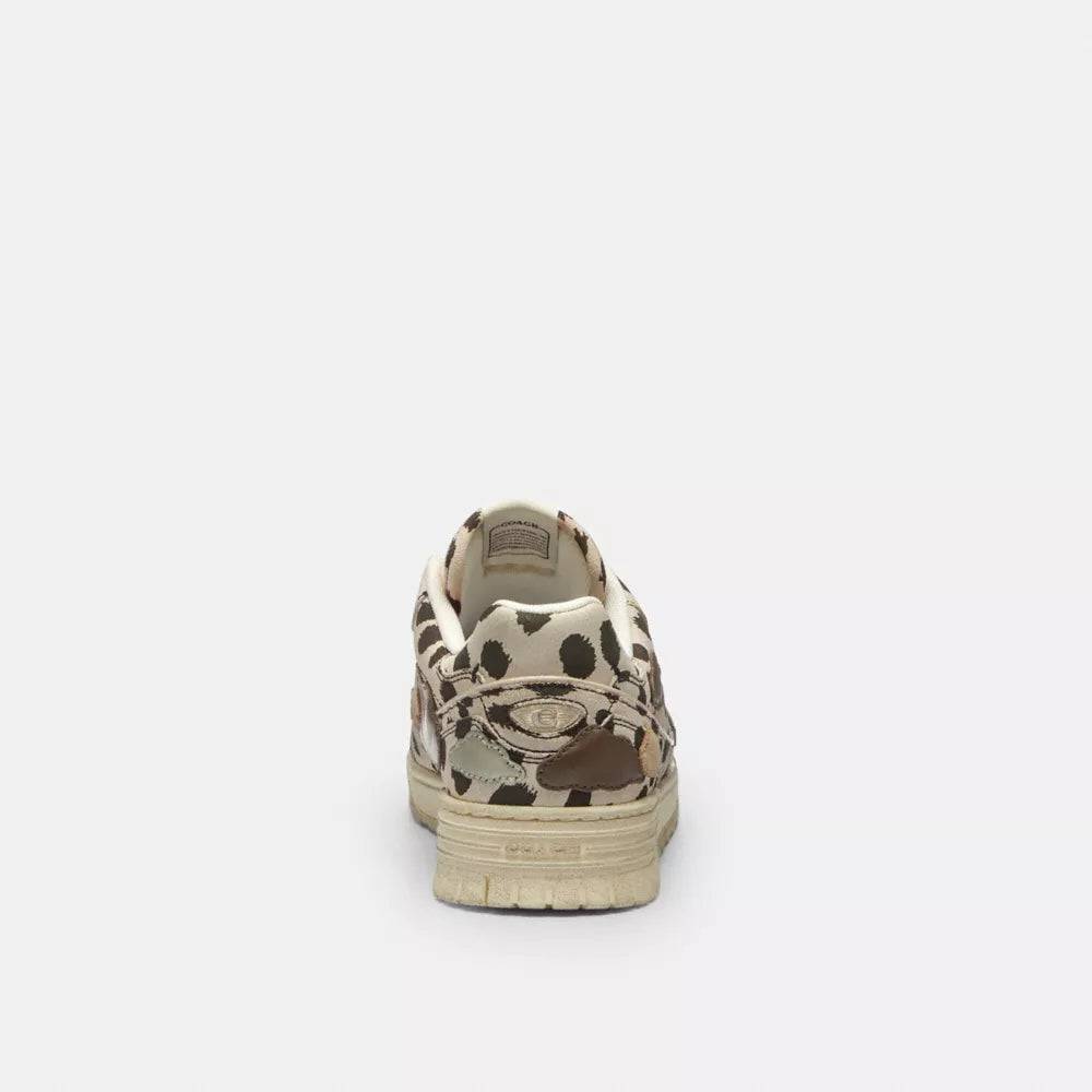 Double Strap Soho Sneaker With Clouds - Dalmation Multi