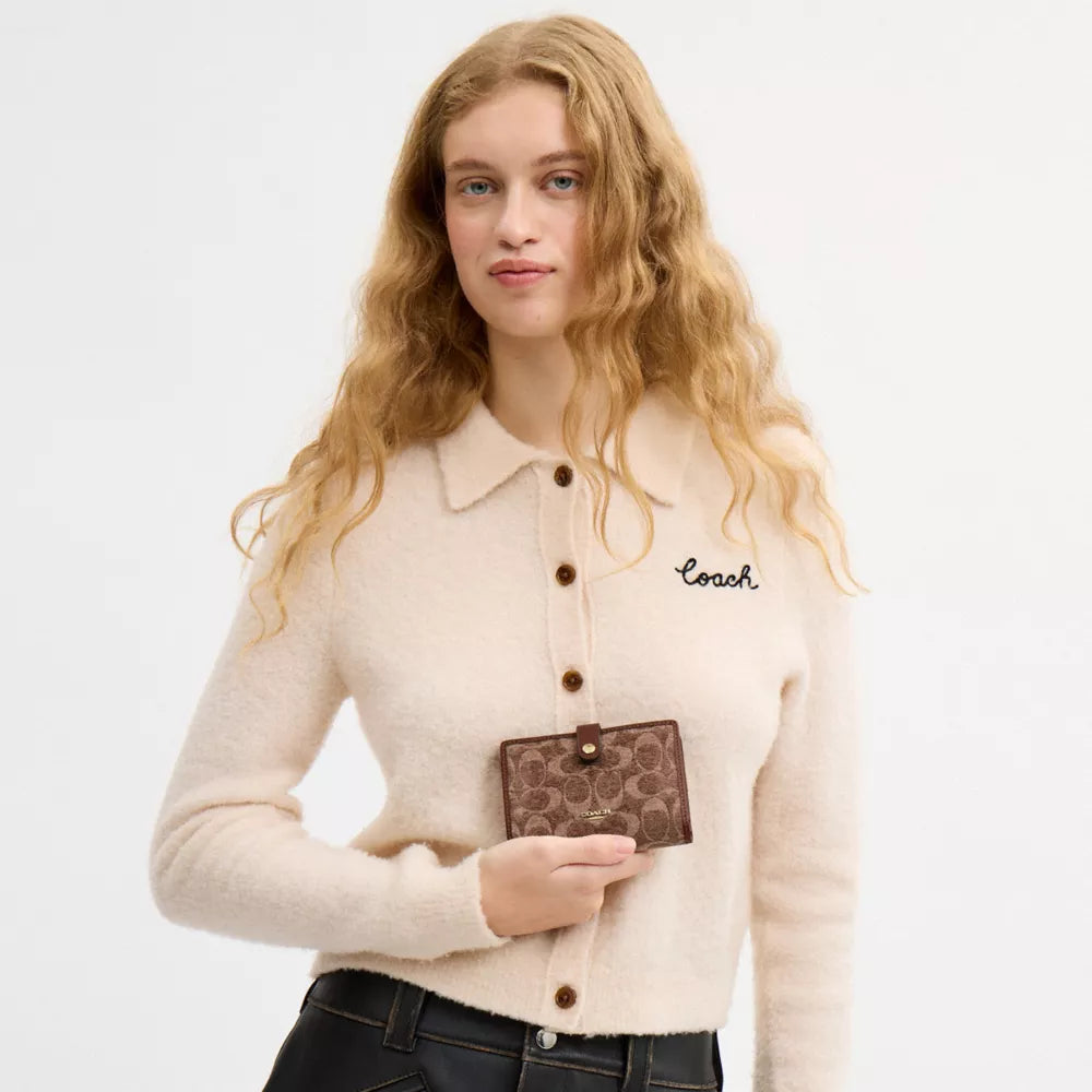 2-In-1 Wallet In Signature Chenille - Signature Chenille/Gold/Truffle