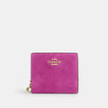 Snap Wallet - Suede/Im/Magenta