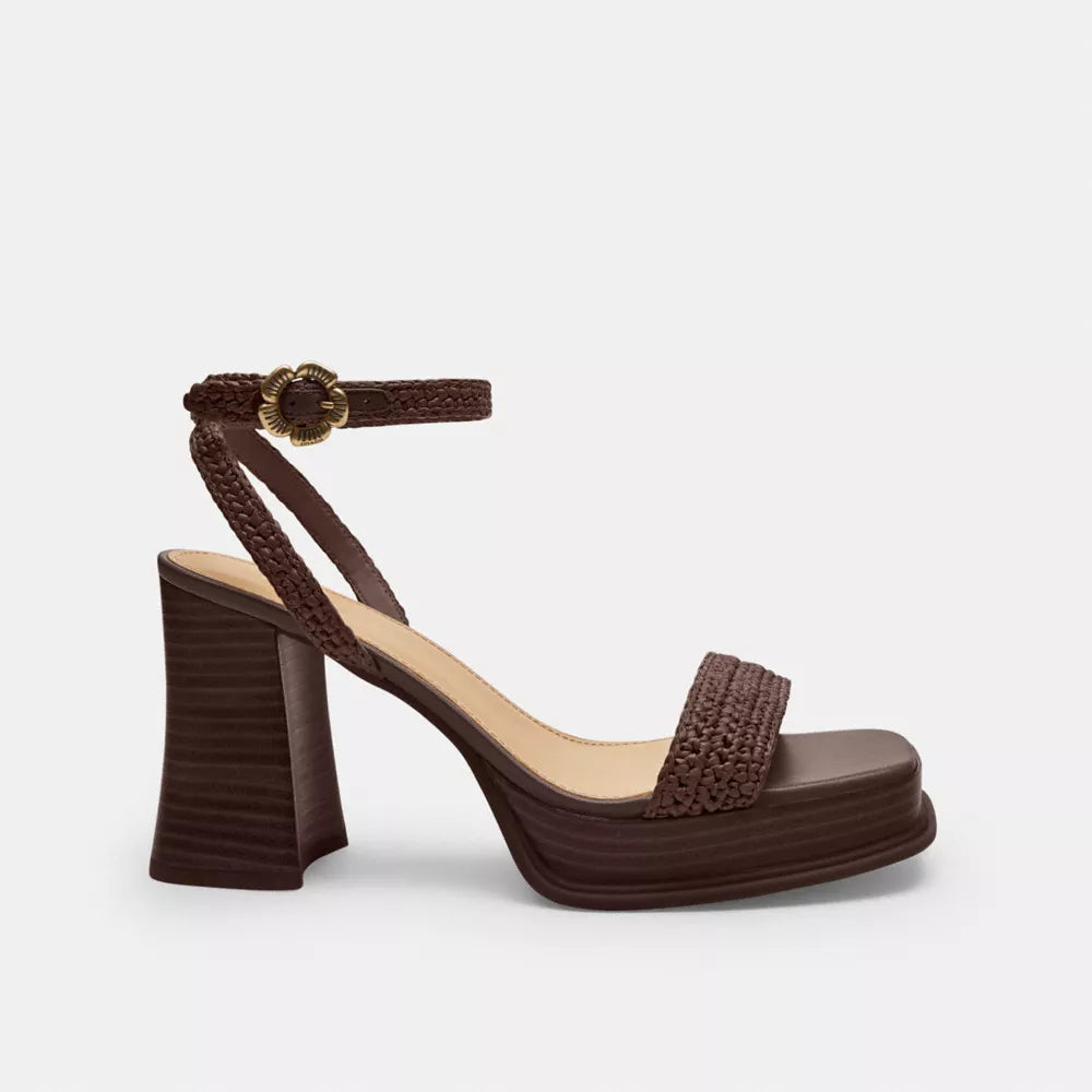 Tea Rose Platform Sandal - Maple
