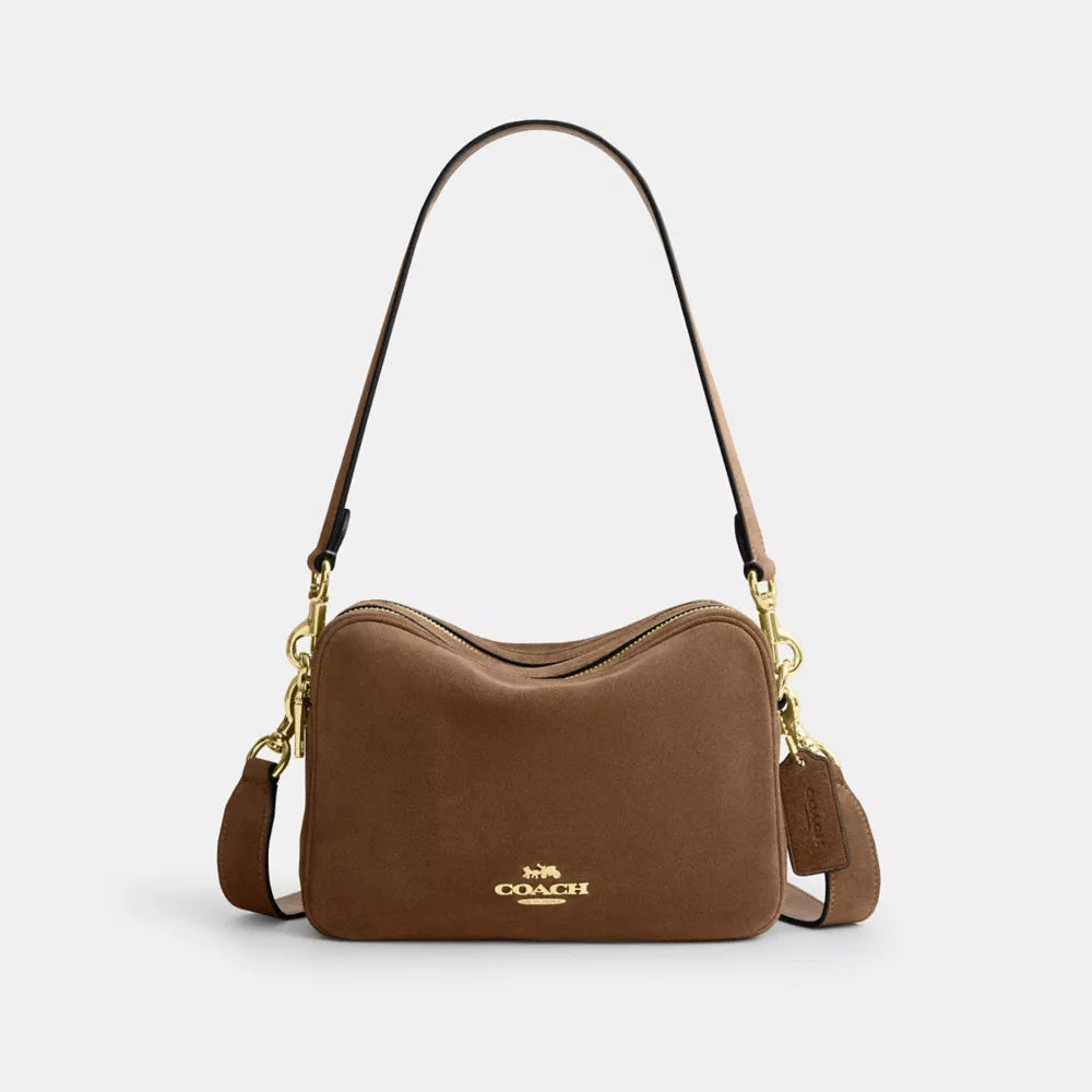 Carey Crossbody Bag - Suede/Im/Cedar