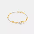 Linked C Bracelet - Gold/Silver