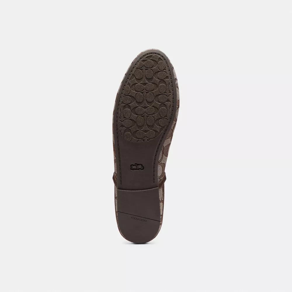 Ballet Mule In Signature Jacquard - Signature Jacquard/Oak/Maple