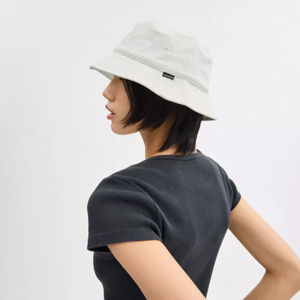 Denim Bucket Hat - Chalk