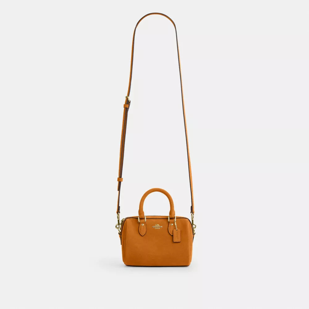 Mini Rowan Crossbody Bag - Gold/Marigold
