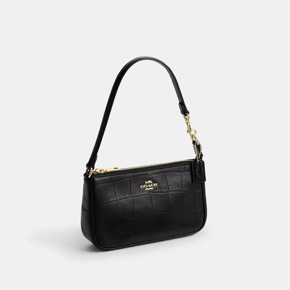 Nolita 19 - Embossed Crocodile/Gold/Black