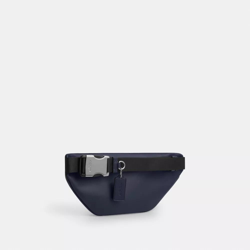 Racer Small Belt Bag In Signature Camo Print - Silver/BLUE MULTI
