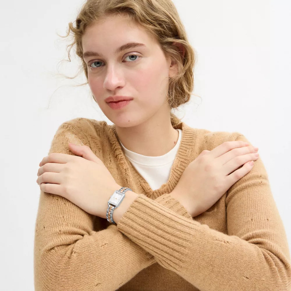 Mini Liz Watch, 17MM X 24MM - Stainless Steel/Rose Gold