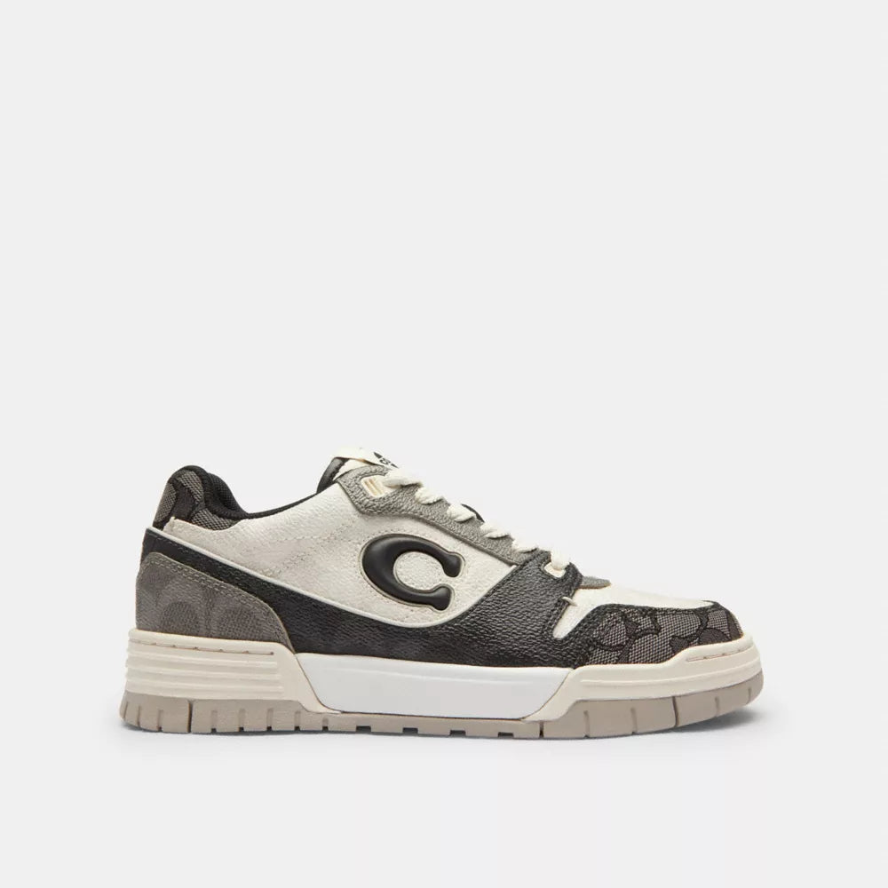 Soho Sneaker In Mixed Signature - Black/Chalk