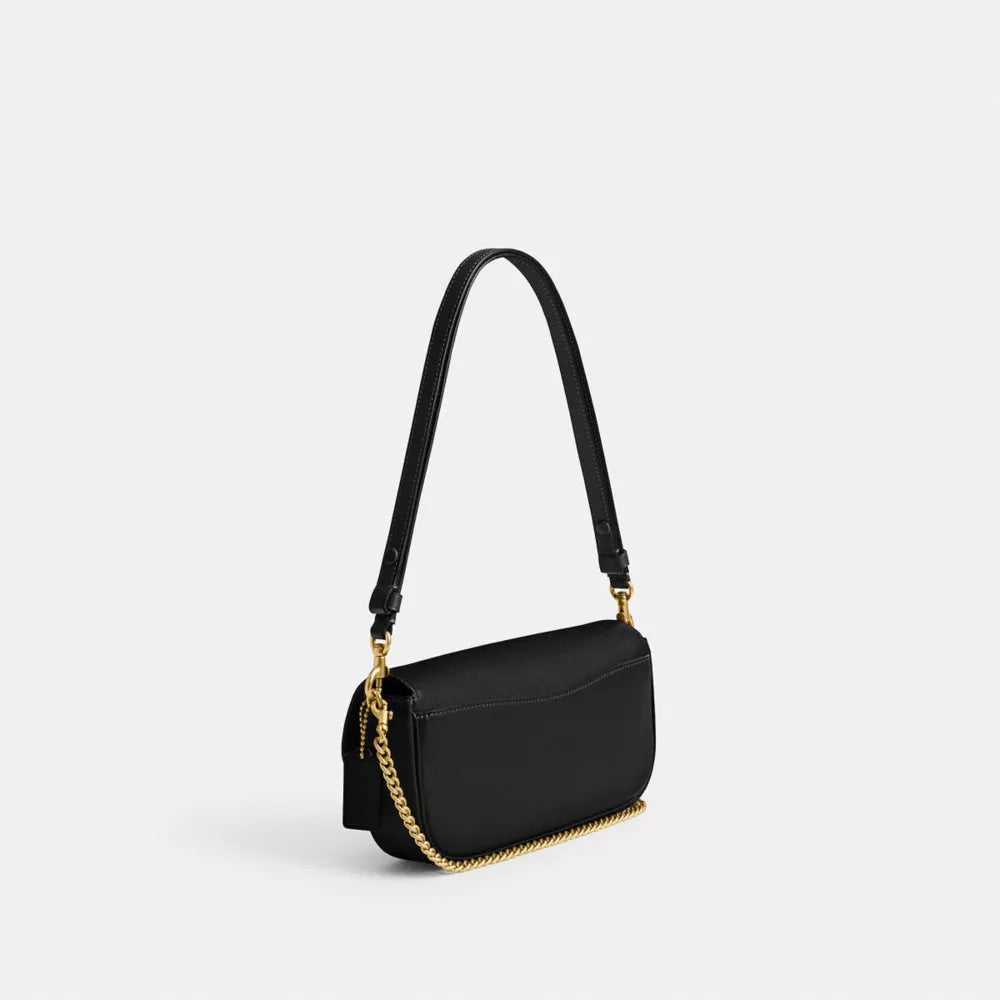 Brook Flap Chain Bag - Brass/Black