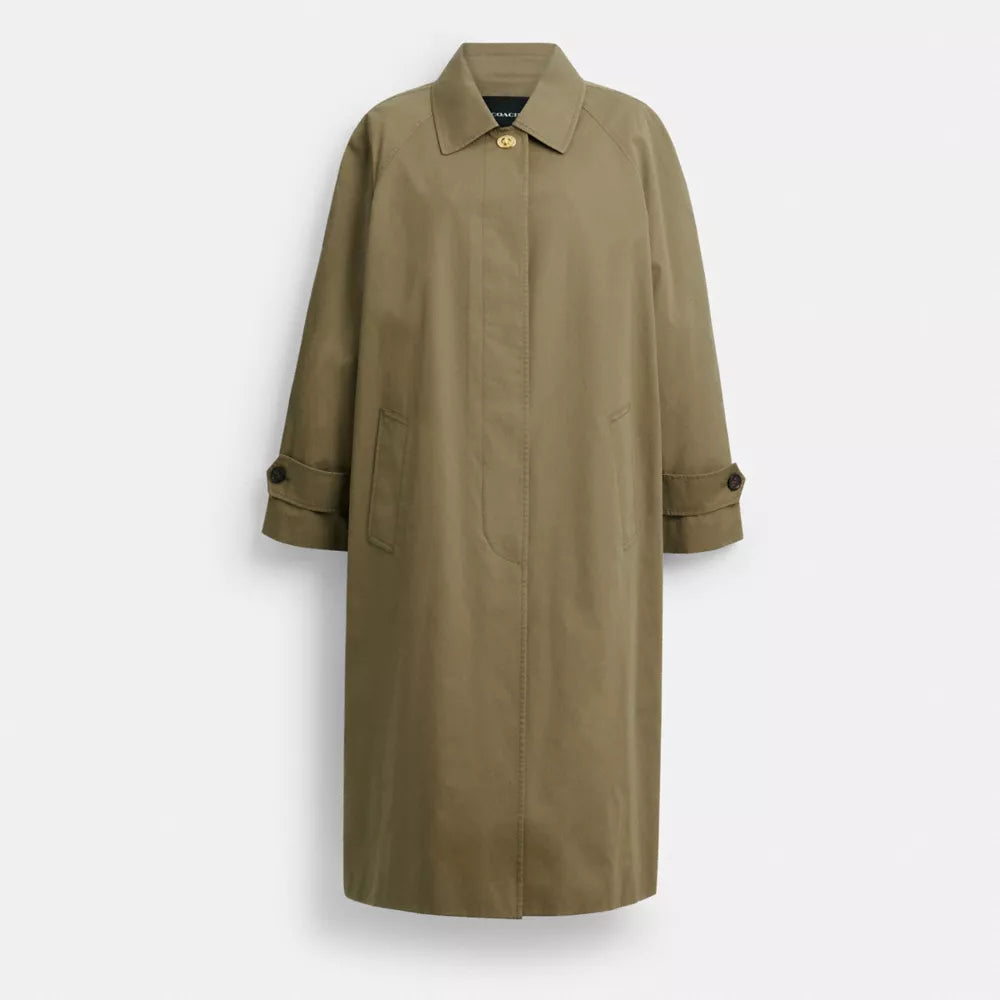 Lightweight Trench Coat - Ash