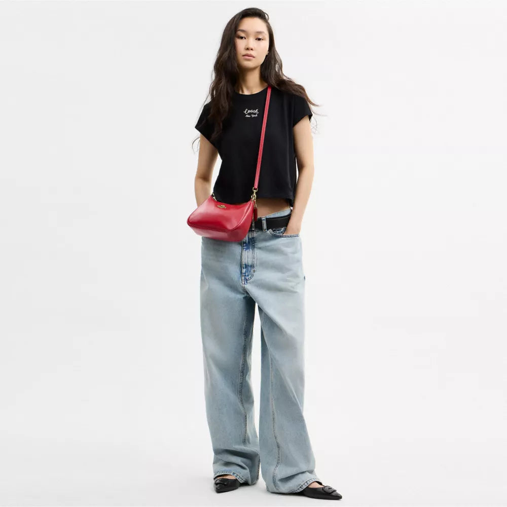 Soft Teri Shoulder Bag - Gold/Poppy