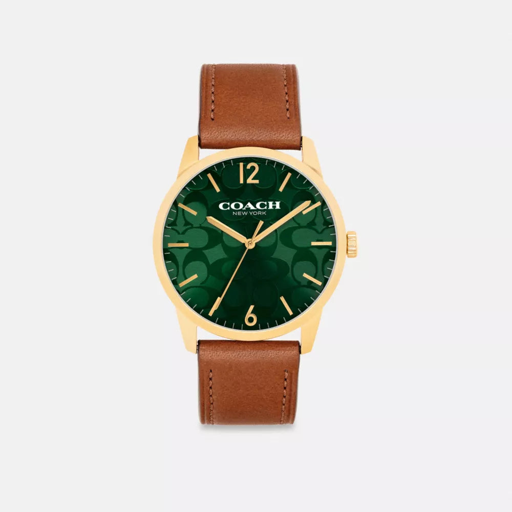Keane Watch, 39MM - Saddle