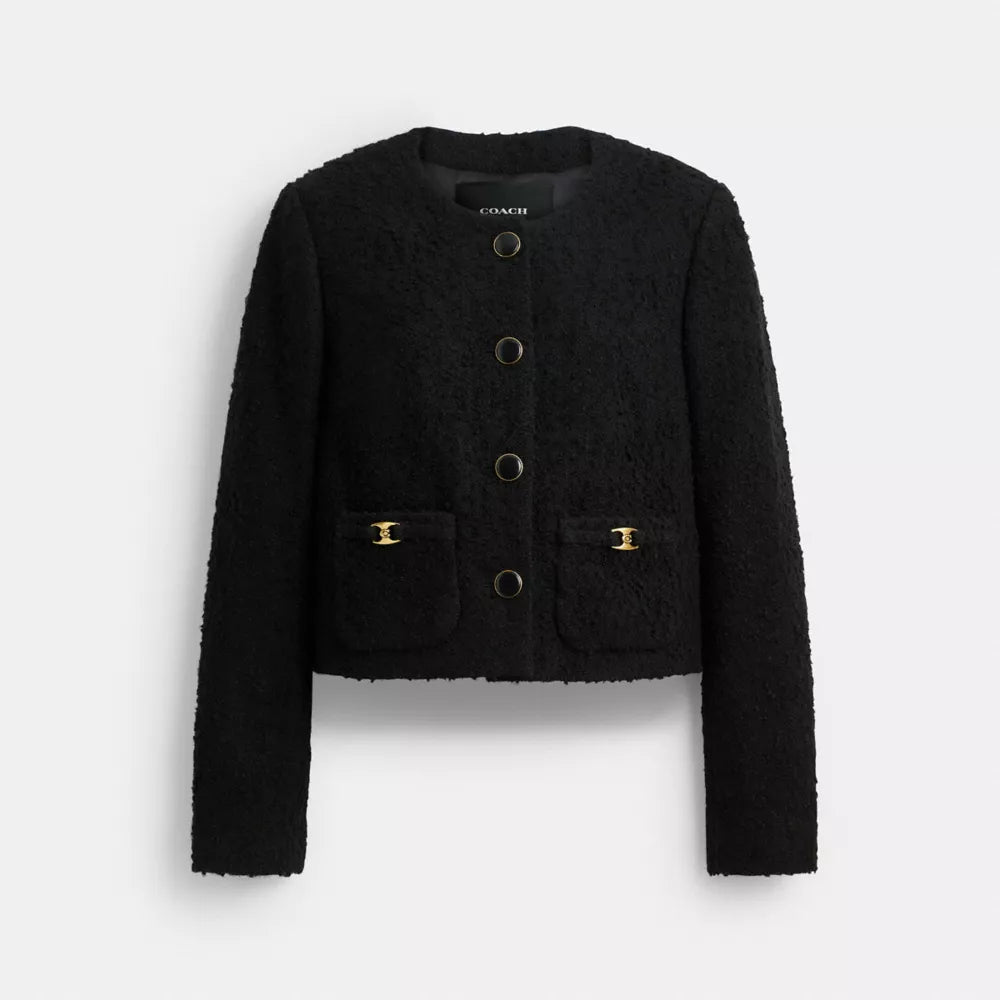 Heritage C Boucle Jacket - Black