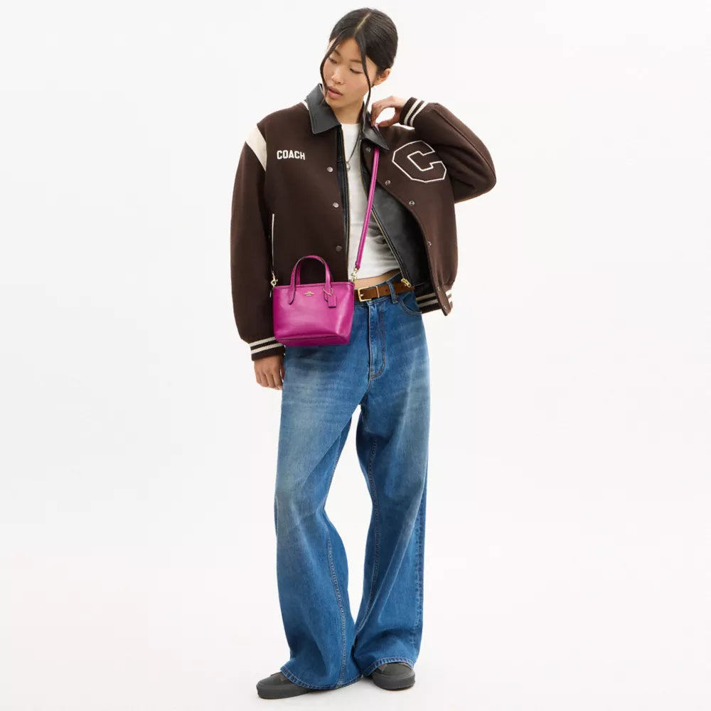 City Mini Tote Bag - Smooth Leather/Im/Magenta