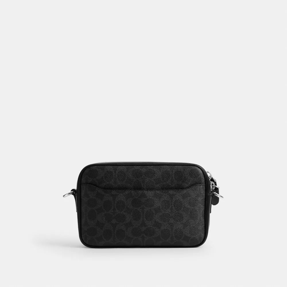 Radio Camera Bag In Signature Canvas - Black Signature