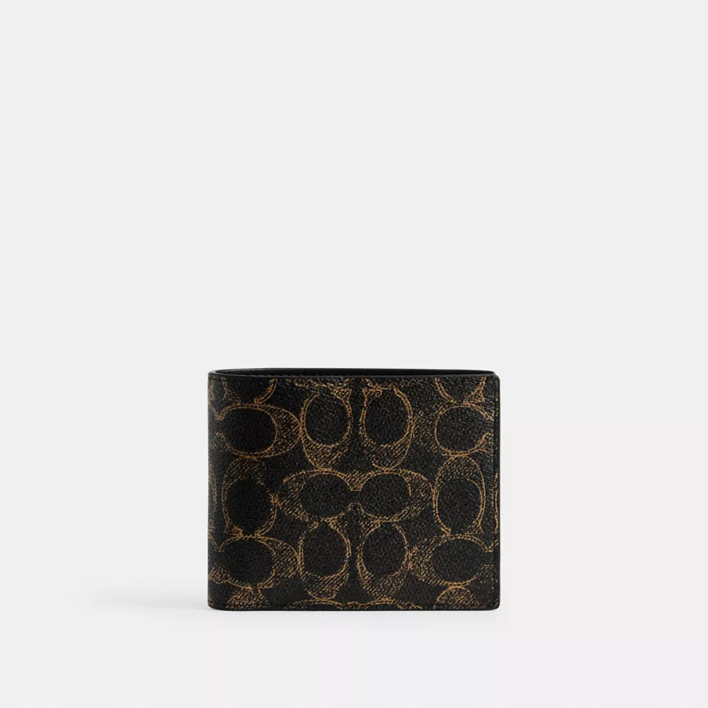 3-In-1 Wallet In Loved Signature Canvas - Signature Canvas/Brown